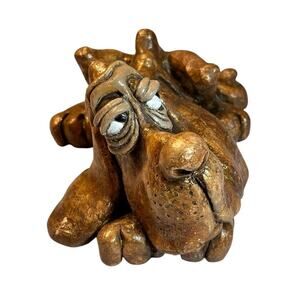 Vtg 1979 John Raya Beasties of the Kingdom Figurine – Comical Basset Hound Dog